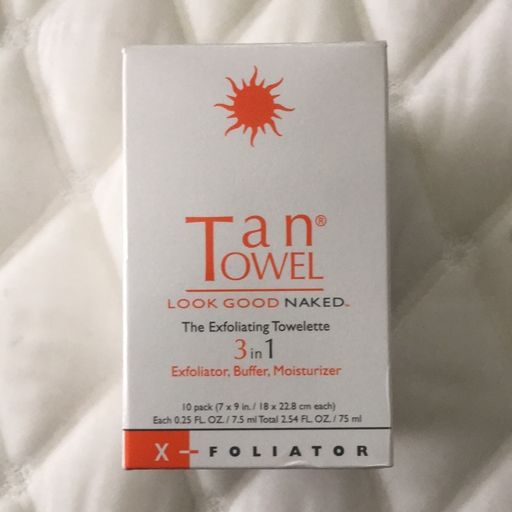 Tan Towel Exfoliating Towelette